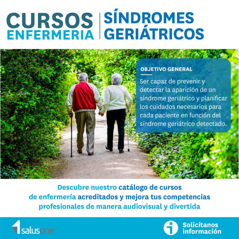 Novedades SalusOne Curso CFC Síndrome geriátrico Colegio de