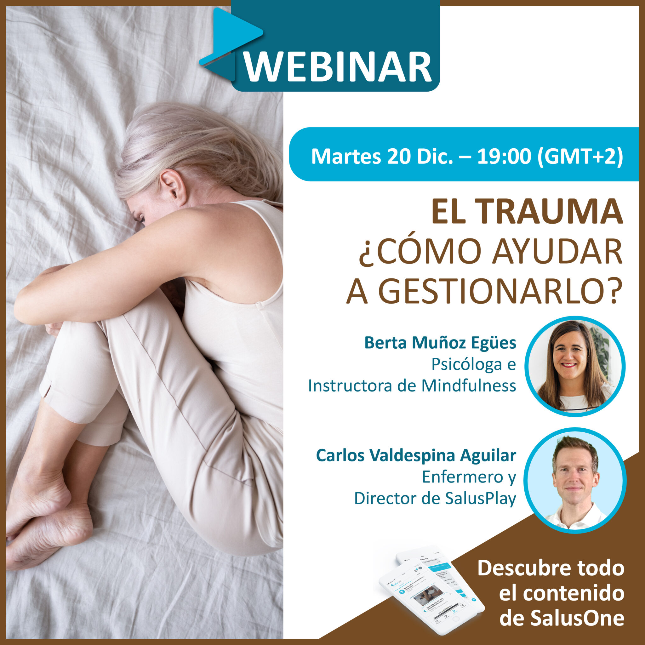 NOVEDADES SALUSONE WEBINAR BIENESTAR EMOCIONAL EL TRAUMA CÓMO PODEMOS AYUDAR A GESTIONARLO