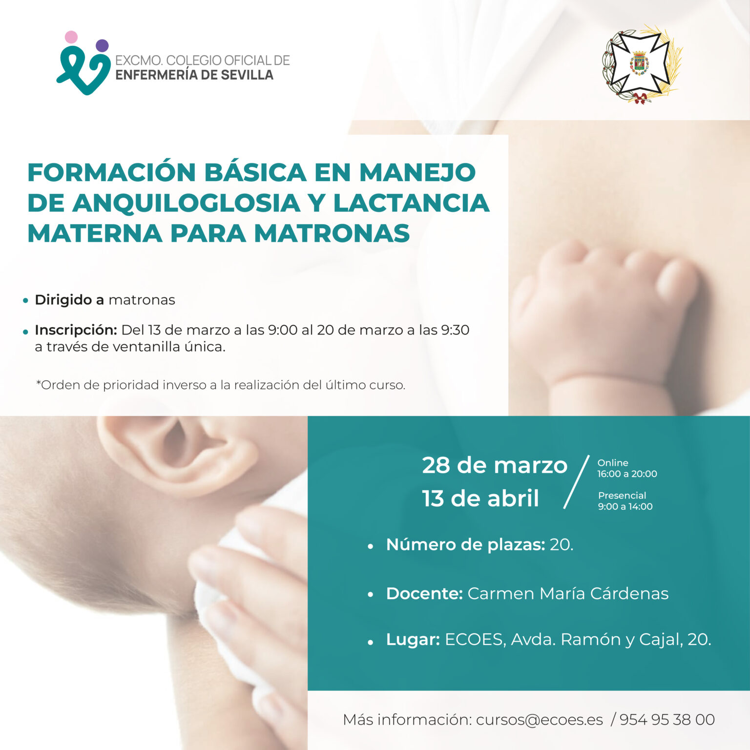 FORMACIÓN BÁSICA EN "MANEJO DE ANQUILOGLOSIA Y LACTANCIA MATERNA PARA